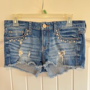 Express Jean Shorts Studded Size 4